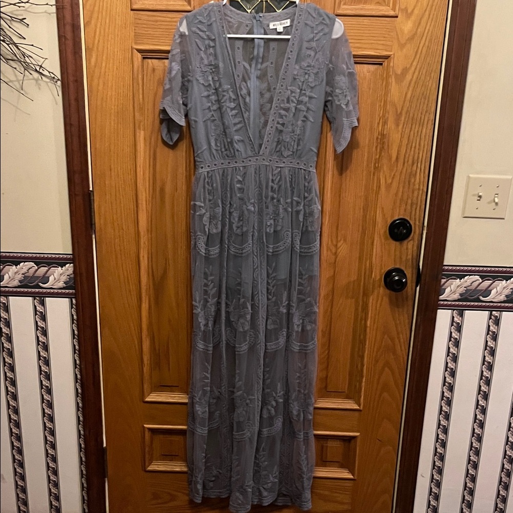 Wild Honey Lace Maxi Dress